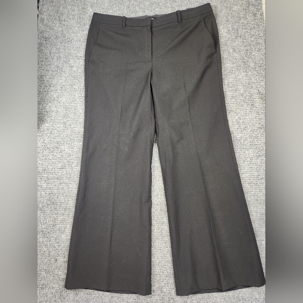 Theory Black Wide Leg Pants